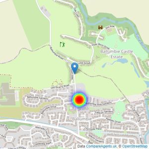 Persimmon Homes North Scotland listings heatmap