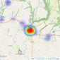 BoultonCooper - Pickering listings heatmap