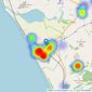 Welsh Property Services - Tywyn listings heatmap