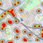 Bairstow Eves - Barking listings heatmap