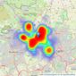 Hardisty & Co - Horsforth listings heatmap
