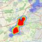 Irlam Estates - Irlam listings heatmap