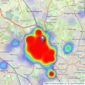 Joseph Scott - Edgware listings heatmap