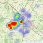 Northwood - Ashford listings heatmap