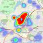 Judge Estate Agents - Anstey listings heatmap