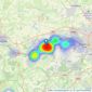 Kirsty Hodgson - Powered by eXp UK, Prudhoe listings heatmap