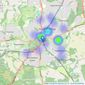 Belvoir - Tunbridge Wells listings heatmap
