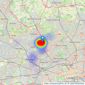 Benham & Reeves - Beaufort Park Colindale listings heatmap