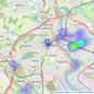 Taylors Estate Agents - Newport listings heatmap