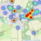 Mike Rogerson Estate Agents - Bedlington listings heatmap