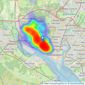 Austin & Wyatt - Shirley listings heatmap