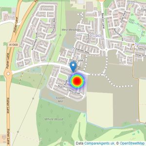 Charles Church listings heatmap