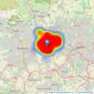 Manning Stainton - Pudsey listings heatmap