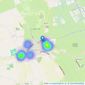 Debbie Fortune Estate Agents - Wedmore listings heatmap