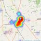 Luke Miller & Associates - Thirsk listings heatmap