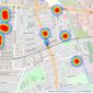 Tulip Estate Agents - Hull listings heatmap