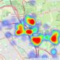 Cosway Estates - Mill Hill listings heatmap