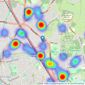 Martyn Gerrard - Mill Hill listings heatmap