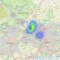 Donnelly and Co - Horsforth listings heatmap