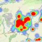 YOUR MOVE Chris Stonock - Crawcrook listings heatmap