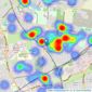 Pattinson Estate Agents - Forest Hall listings heatmap