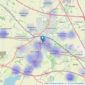 Fine & Country - Rugby listings heatmap