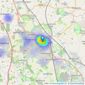 Nick Humphreys - Loughborough listings heatmap