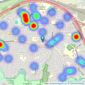 Dixons - Castle Bromwich listings heatmap