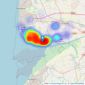 Lytham Estate Agents - Lytham listings heatmap