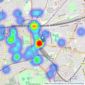 Go View London - Ealing listings heatmap