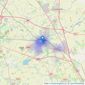 Cadman Homes - Rugby listings heatmap