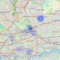 Upsdales Property Management - Manor Park listings heatmap