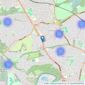 Belvoir - North Manchester listings heatmap