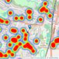 Gascoigne Halman - Wilmslow listings heatmap