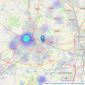 Cope & Co - Derby listings heatmap