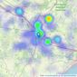 Hobbs Parker Estate Agents - Ashford listings heatmap