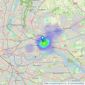 Maybury Estates - Barking listings heatmap