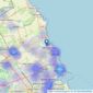Signature - Whitley Bay listings heatmap