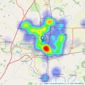 Your Move - Darlington listings heatmap