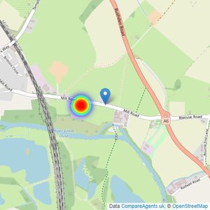 Bellway Homes Ltd (Northern Home Counties) listings heatmap