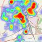 Stephenson Browne Ltd - Crewe listings heatmap