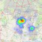 Savills - Wilmslow listings heatmap