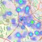 Reeds Rains - Newcastle under Lyme listings heatmap