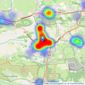 Farrons - Winscombe listings heatmap