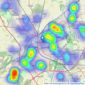 haart - Doncaster listings heatmap