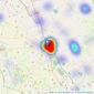 Choice Properties - Louth listings heatmap
