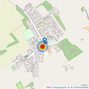 Cross Keys Homes listings heatmap