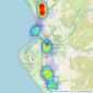 Monopoly Buy Sell Rent - Llanbedr listings heatmap