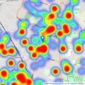 Alan de Maid - Orpington listings heatmap