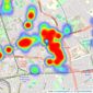 Entwistle Green - Old Swan listings heatmap
